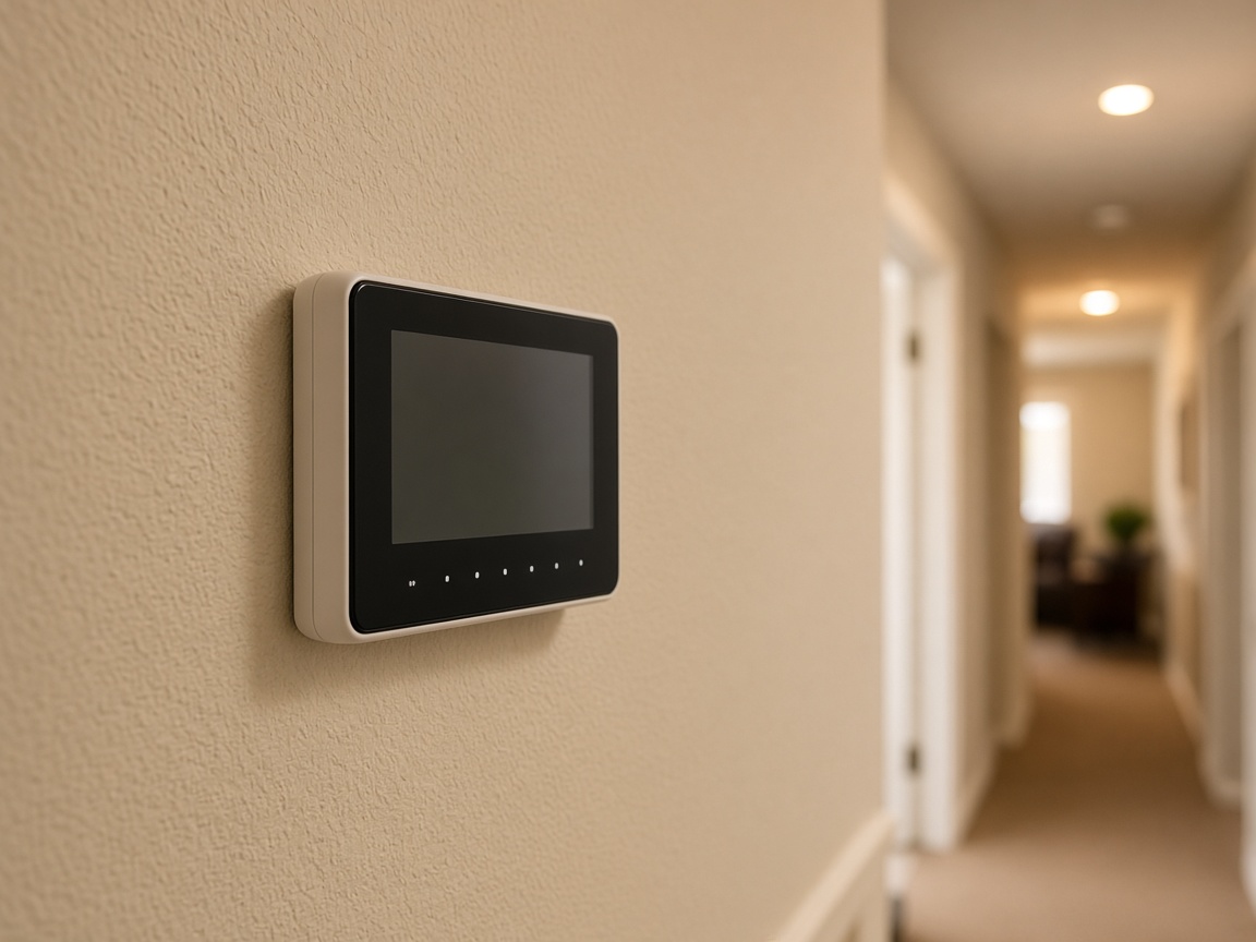 Indoor thermostat after a system check
